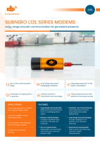 Subnero L12L Series Modems Datasheet Thumbnail