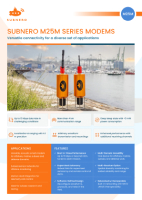 Subnero M25M Series Modems Datasheet Thumbnail