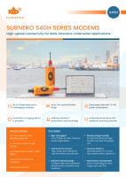 Subnero S40H Series Modems Datasheet Thumbnail