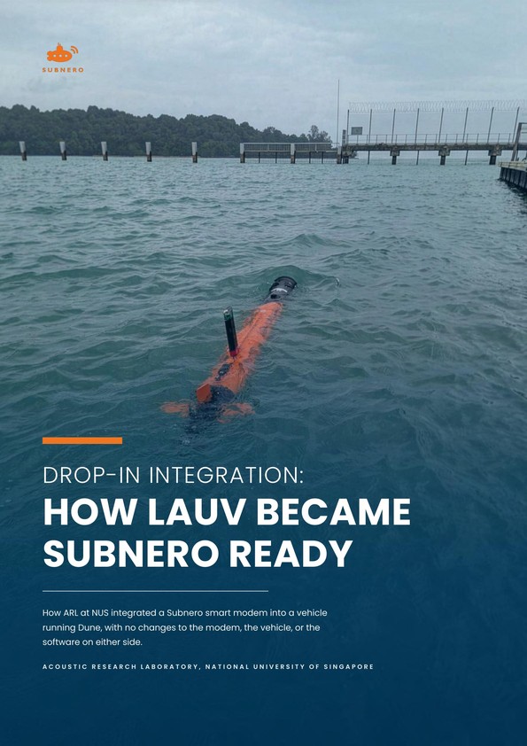 Drop-In Integration: How LAUV Became Subnero Ready case study cover
